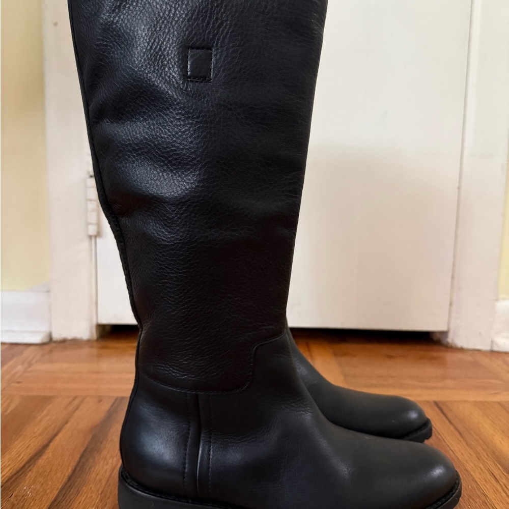 Johnston & Murphy Black Leather Boots - Size 10 - Picture 2 of 4